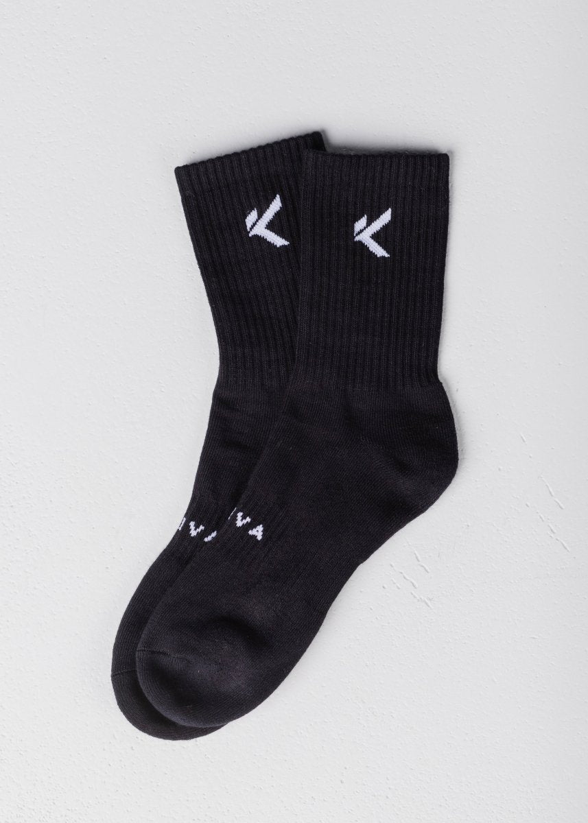 Kikiva Men Crew Socks - Black