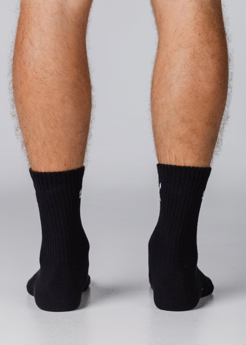 Kikiva Men Crew Socks - Black