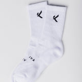 Kikiva Men Crew Socks - White