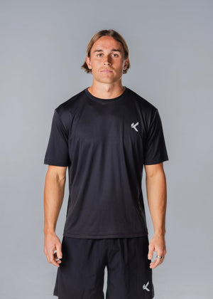 Kikiva Mens 'Basic Fit' Tee - Black