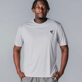 Kikiva Mens 'Basic Fit' Tee - Light Grey - Kikiva Collection