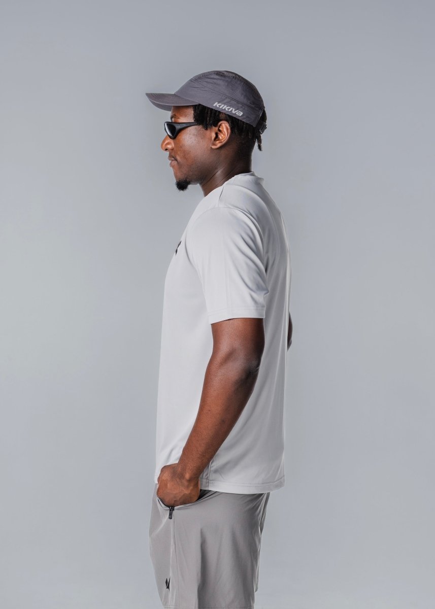 Kikiva Mens 'Basic Fit' Tee - Light Grey - Kikiva Collection