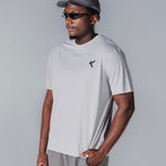 Kikiva Mens 'Basic Fit' Tee - Light Grey - Kikiva Collection