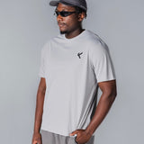 Kikiva Mens 'Basic Fit' Tee - Light Grey - Kikiva Collection
