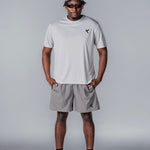 Kikiva Mens 'Basic Fit' Tee - Light Grey - Kikiva Collection