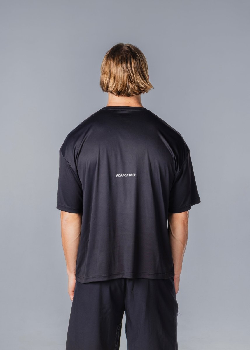 Kikiva Mens 'Box Fit' Tee - Black - Kikiva Collection