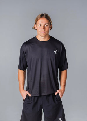 Kikiva Mens 'Box Fit' Tee - Black