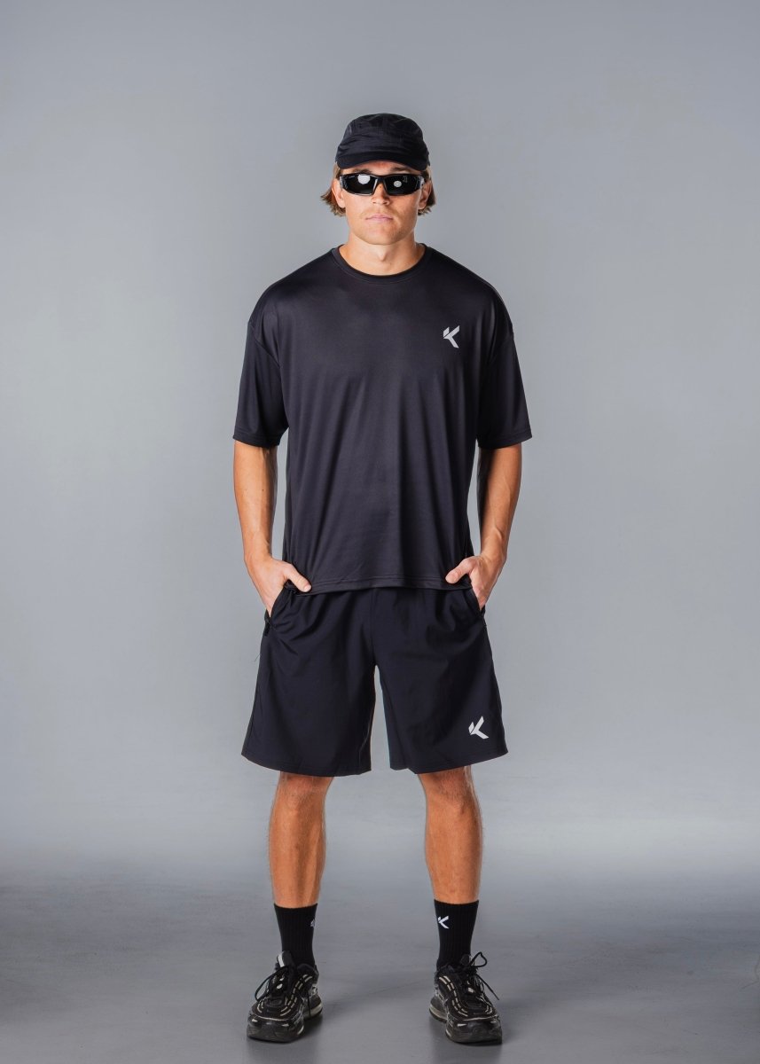 Kikiva Mens 'Box Fit' Tee - Black - Kikiva Collection