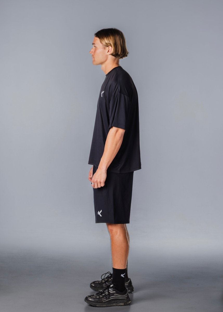 Kikiva Mens 'Box Fit' Tee - Black - Kikiva Collection