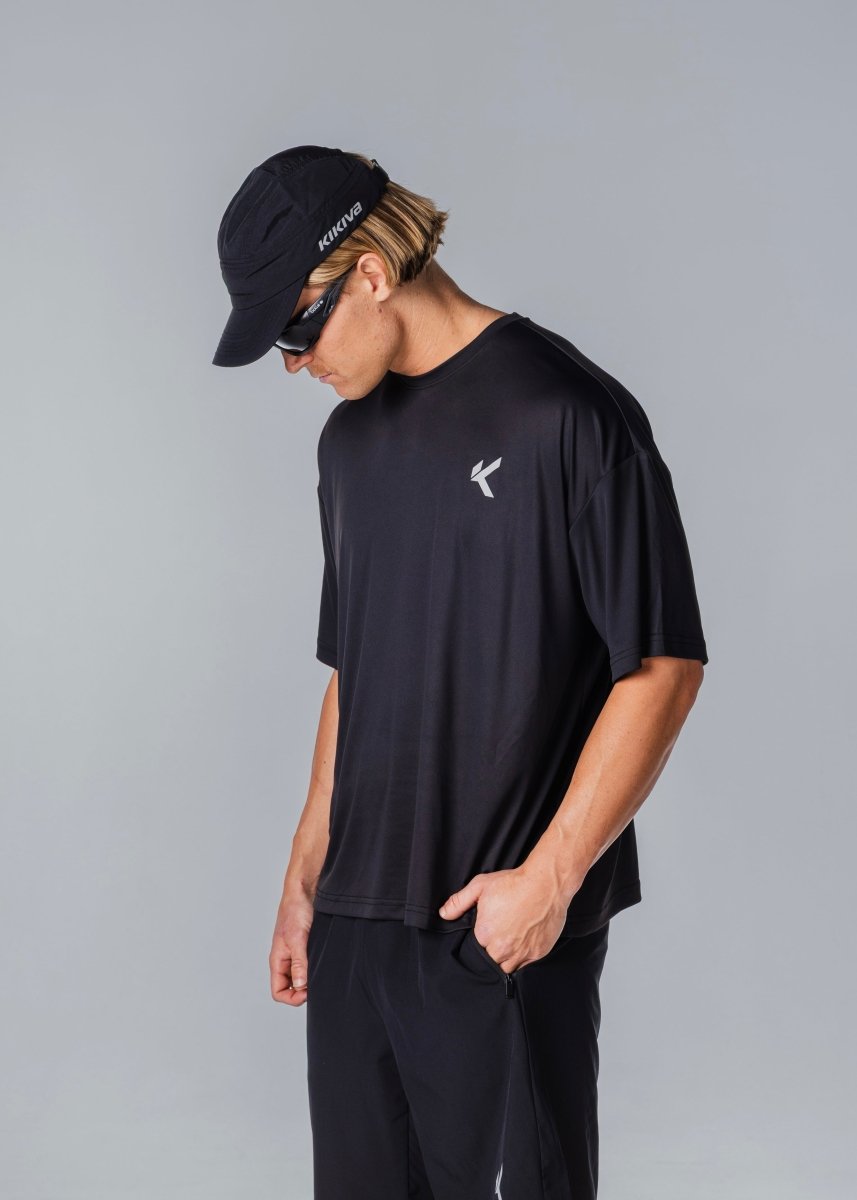 Kikiva Mens 'Box Fit' Tee - Black - Kikiva Collection