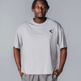 Kikiva Mens 'Box Fit' Tee - Light Grey - Kikiva Collection