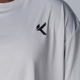 Kikiva Mens 'Box Fit' Tee - Light Grey - Kikiva Collection