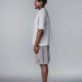 Kikiva Mens 'Box Fit' Tee - Light Grey - Kikiva Collection