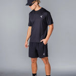 Kikiva Mens Daily 7" Shorts - Black - Kikiva Collection