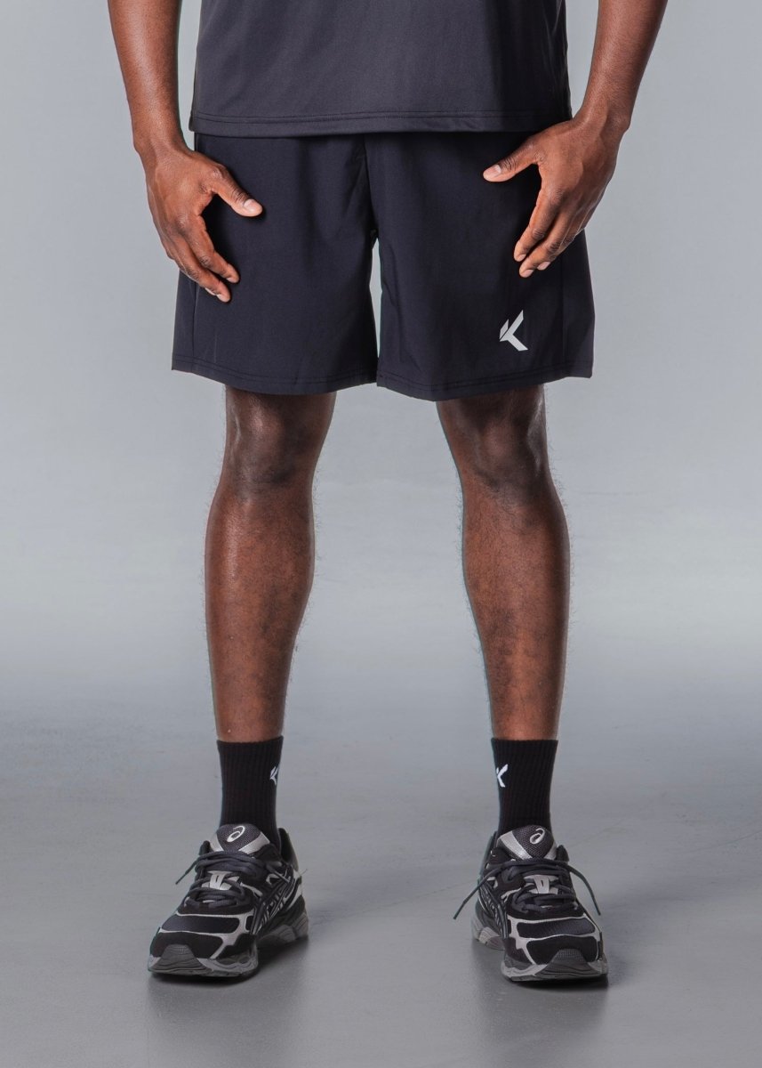 Kikiva Mens Daily 7" Shorts - Black - Kikiva Collection