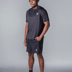 Kikiva Mens Daily 7" Shorts - Black - Kikiva Collection
