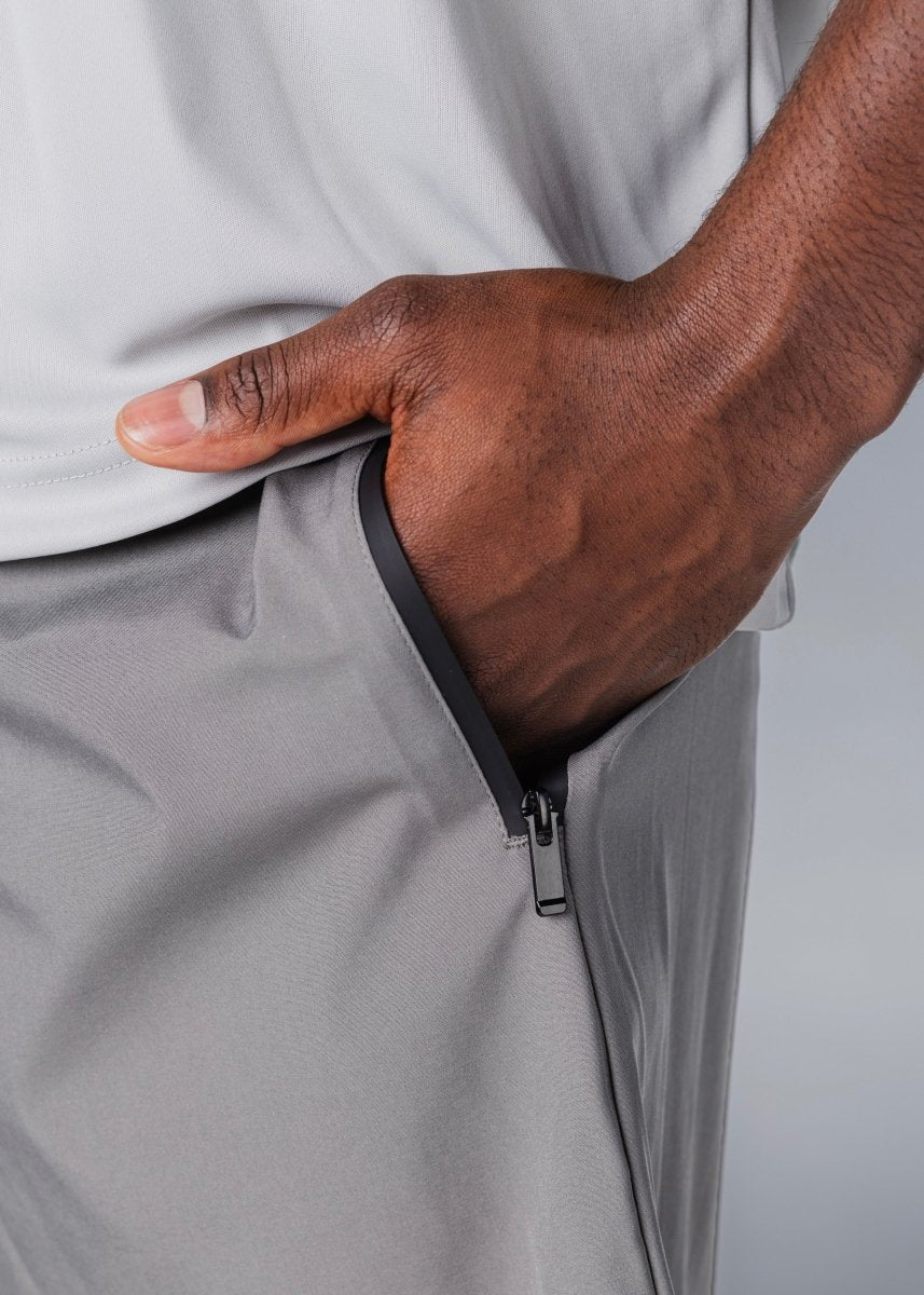 Kikiva Mens Daily 7" Shorts - Grey - Kikiva Collection