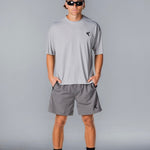 Kikiva Mens Daily 7" Shorts - Grey - Kikiva Collection