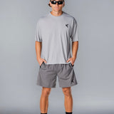 Kikiva Mens Daily 7" Shorts - Grey - Kikiva Collection