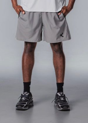 Kikiva Mens Daily 7" Shorts - Grey