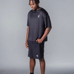 Kikiva Mens Daily 9" Shorts - Black - Kikiva Collection