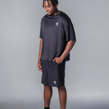 Kikiva Mens Daily 9" Shorts - Black - Kikiva Collection