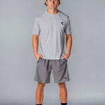 Kikiva Mens Daily 9" Shorts - Grey - Kikiva Collection