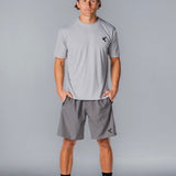 Kikiva Mens Daily 9" Shorts - Grey - Kikiva Collection