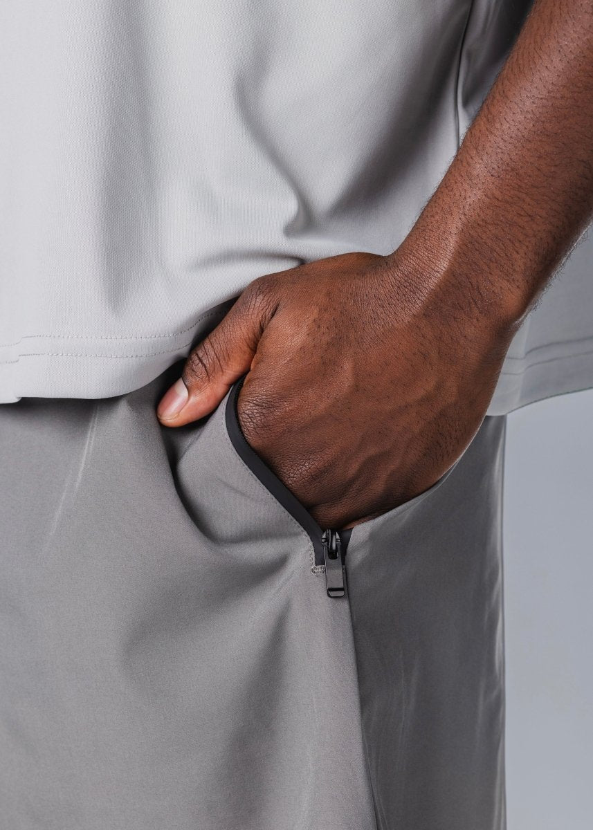 Kikiva Mens Daily 9" Shorts - Grey - Kikiva Collection