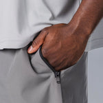 Kikiva Mens Daily 9" Shorts - Grey - Kikiva Collection