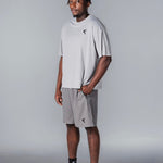 Kikiva Mens Daily 9" Shorts - Grey - Kikiva Collection
