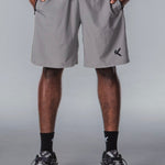 Kikiva Mens Daily 9" Shorts - Grey - Kikiva Collection