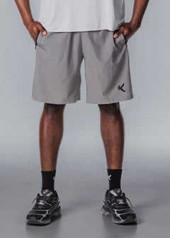 Kikiva Mens Daily 9" Shorts - Grey - Kikiva Collection