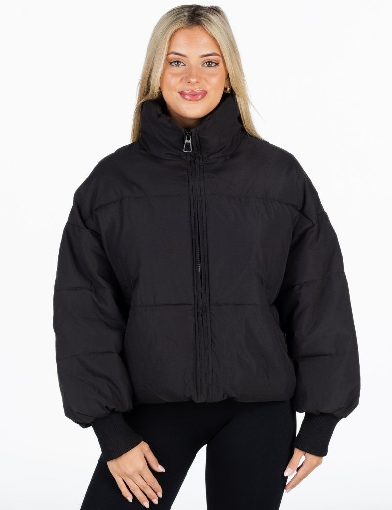 Kikiva Puffer Jacket - Black - Kikiva Collection