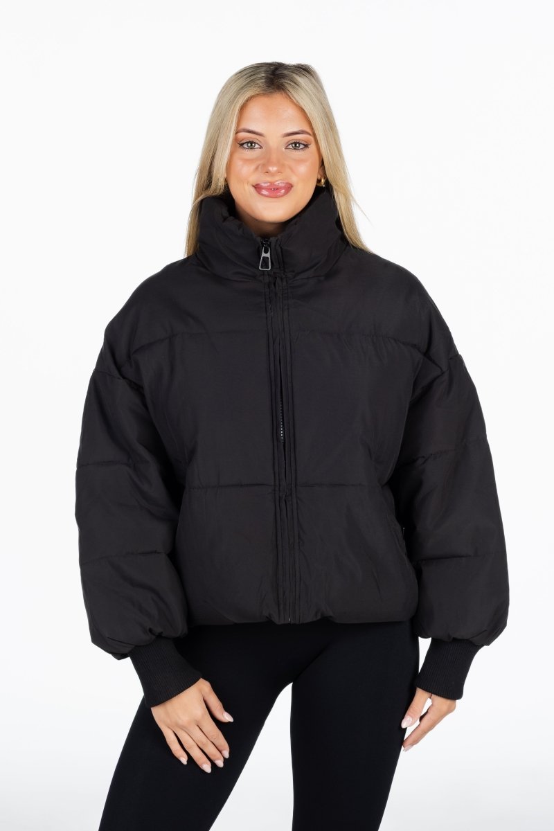 Kikiva Puffer Jacket - Black - Kikiva Collection