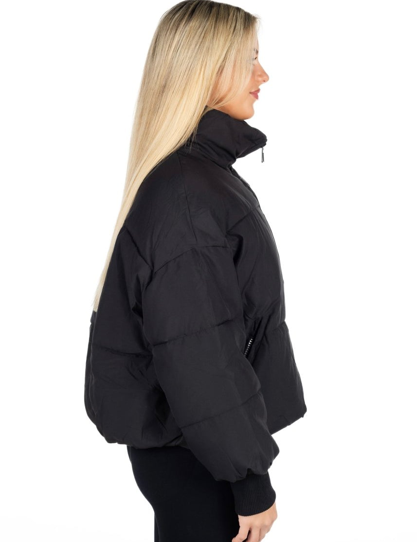 Kikiva Puffer Jacket - Black - Kikiva Collection