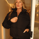 Kikiva Puffer Jacket - Black - Kikiva Collection