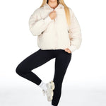 Kikiva Puffer Jacket - Off White - Kikiva Collection