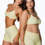 Kikiva Scoop Dynamic Shorts - Baby Yellow - Kikiva Collection