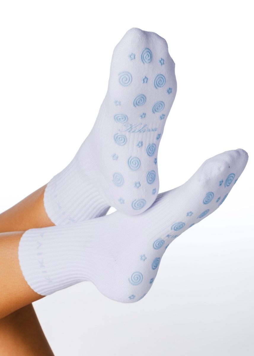 Kikiva 'Swirl' Pilates Grip Socks