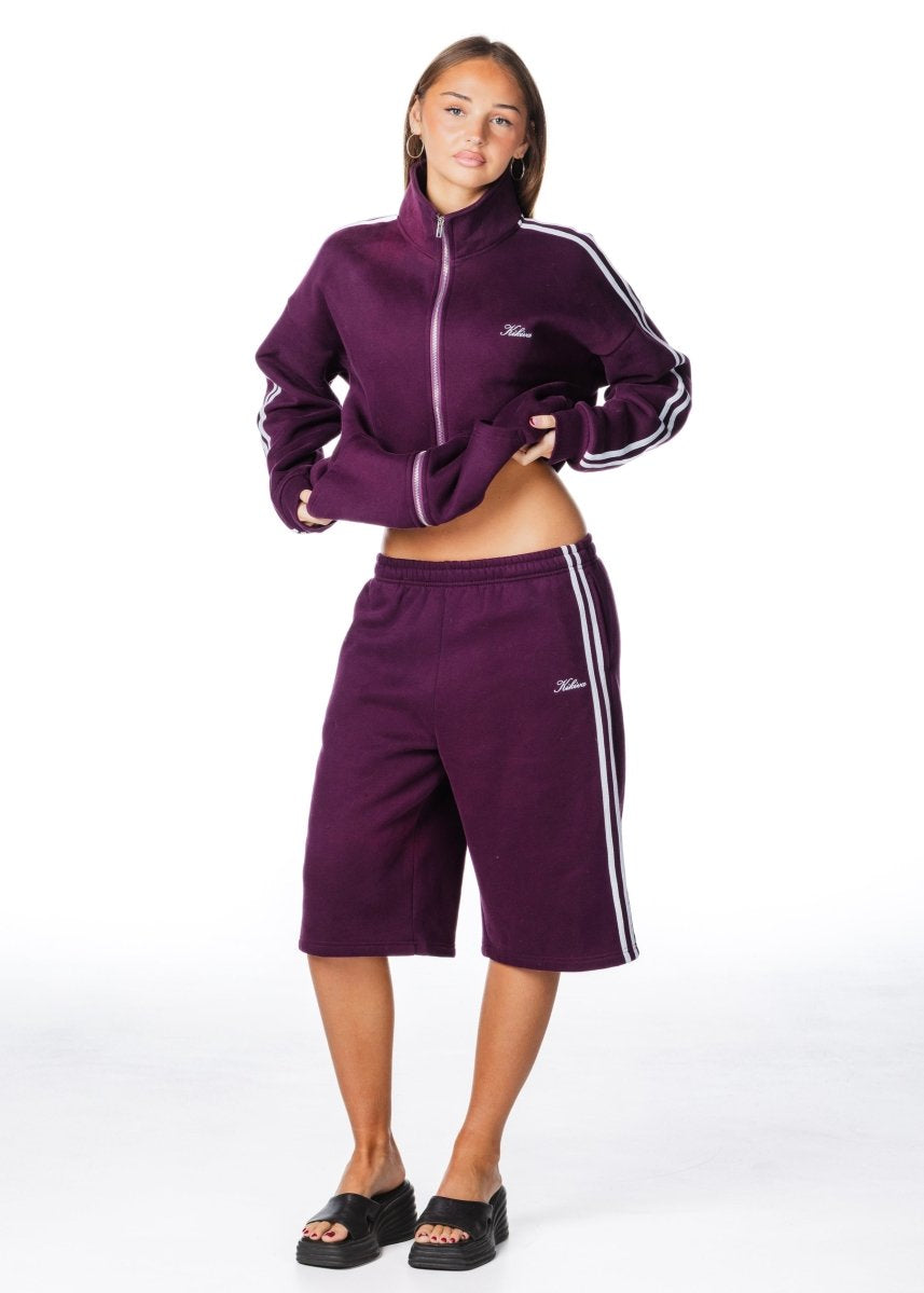 'LIMITED EDITION' Racer Trackpant - Burgundy - Kikiva Collection