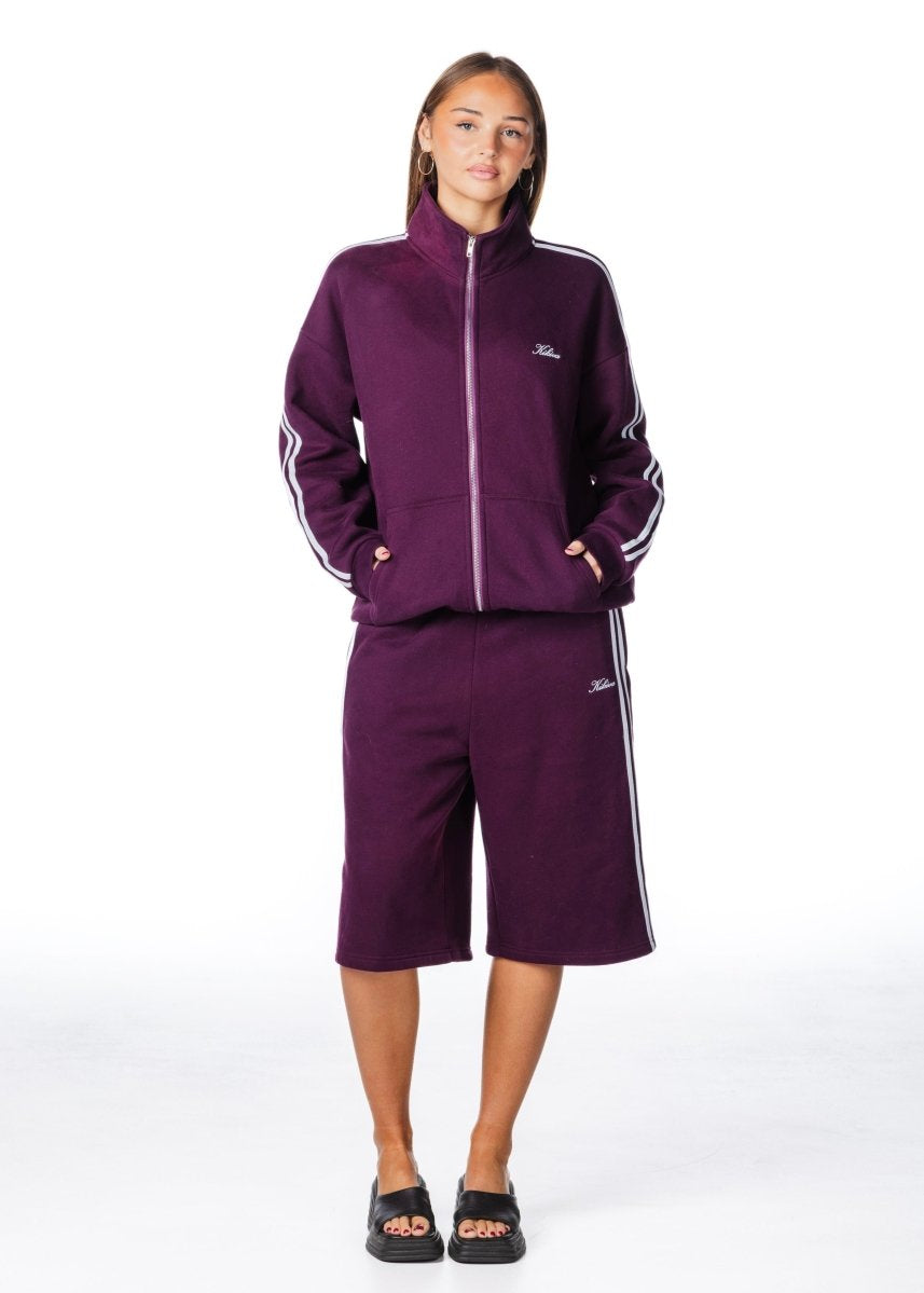 'LIMITED EDITION' Racer Trackpant - Burgundy - Kikiva Collection