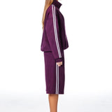 'LIMITED EDITION' Racer Trackpant - Burgundy - Kikiva Collection