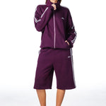 'LIMITED EDITION' Racer Trackpant - Burgundy - Kikiva Collection