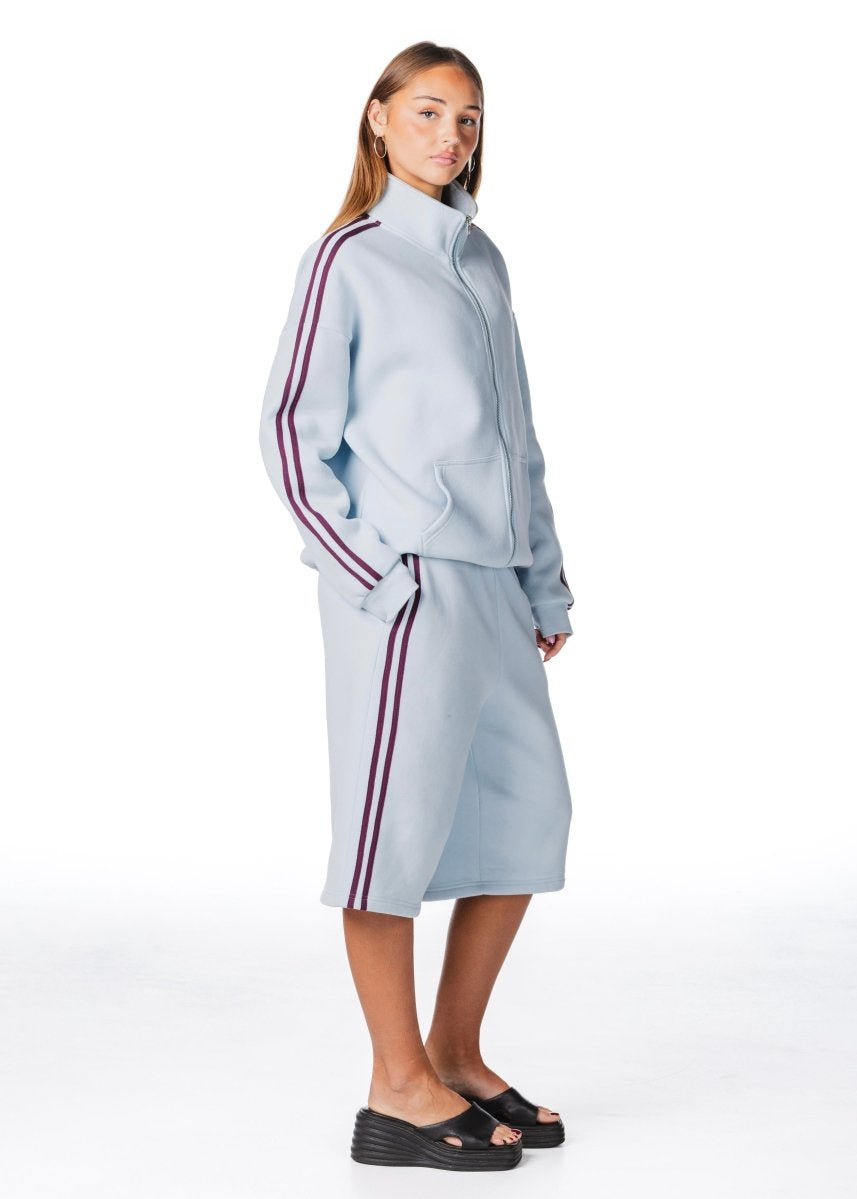 'LIMITED EDITION' Racer Zip Jacket - Blue - Kikiva Collection