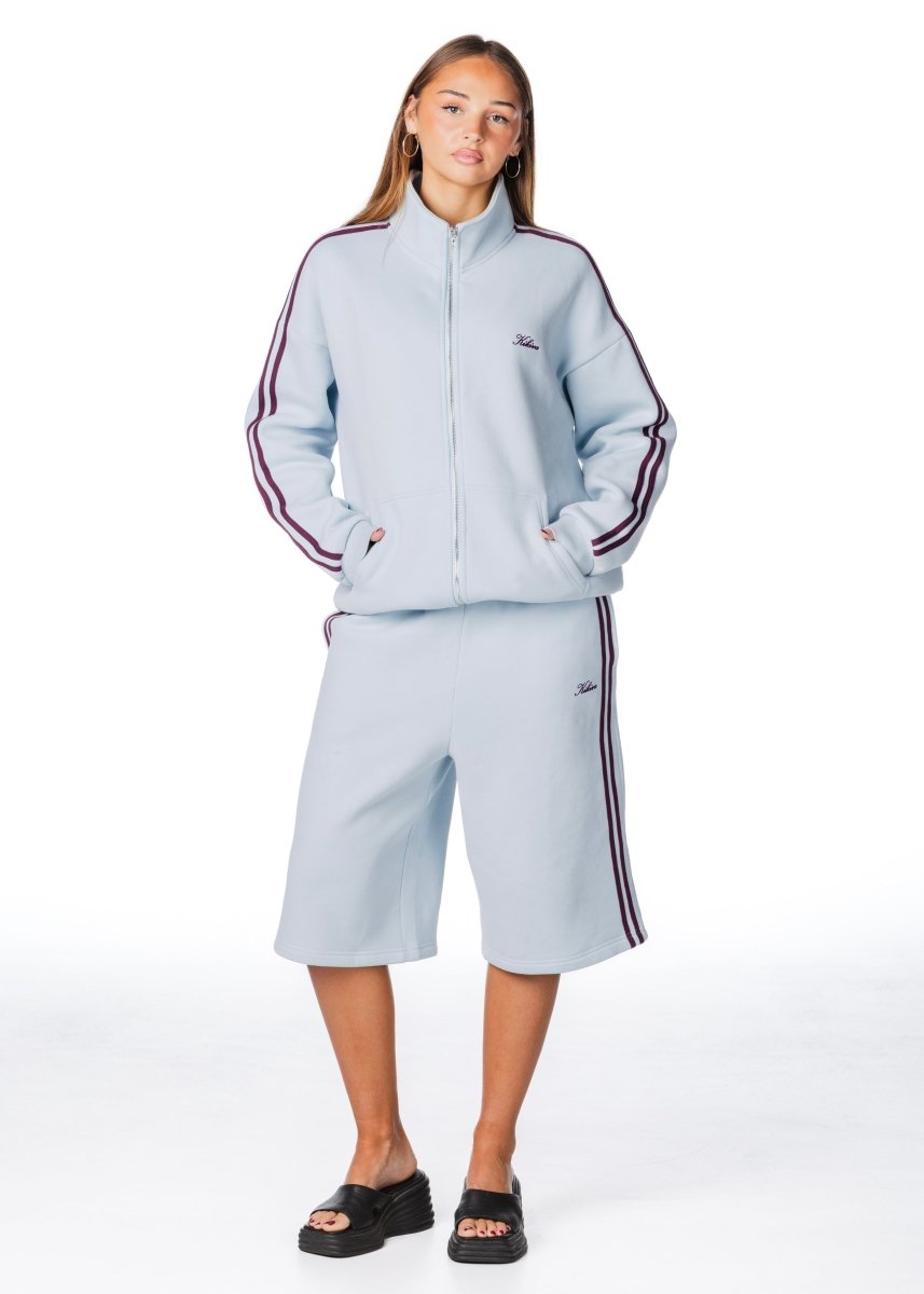 'LIMITED EDITION' Racer Zip Jacket - Blue - Kikiva Collection