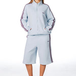 'LIMITED EDITION' Racer Zip Jacket - Blue - Kikiva Collection