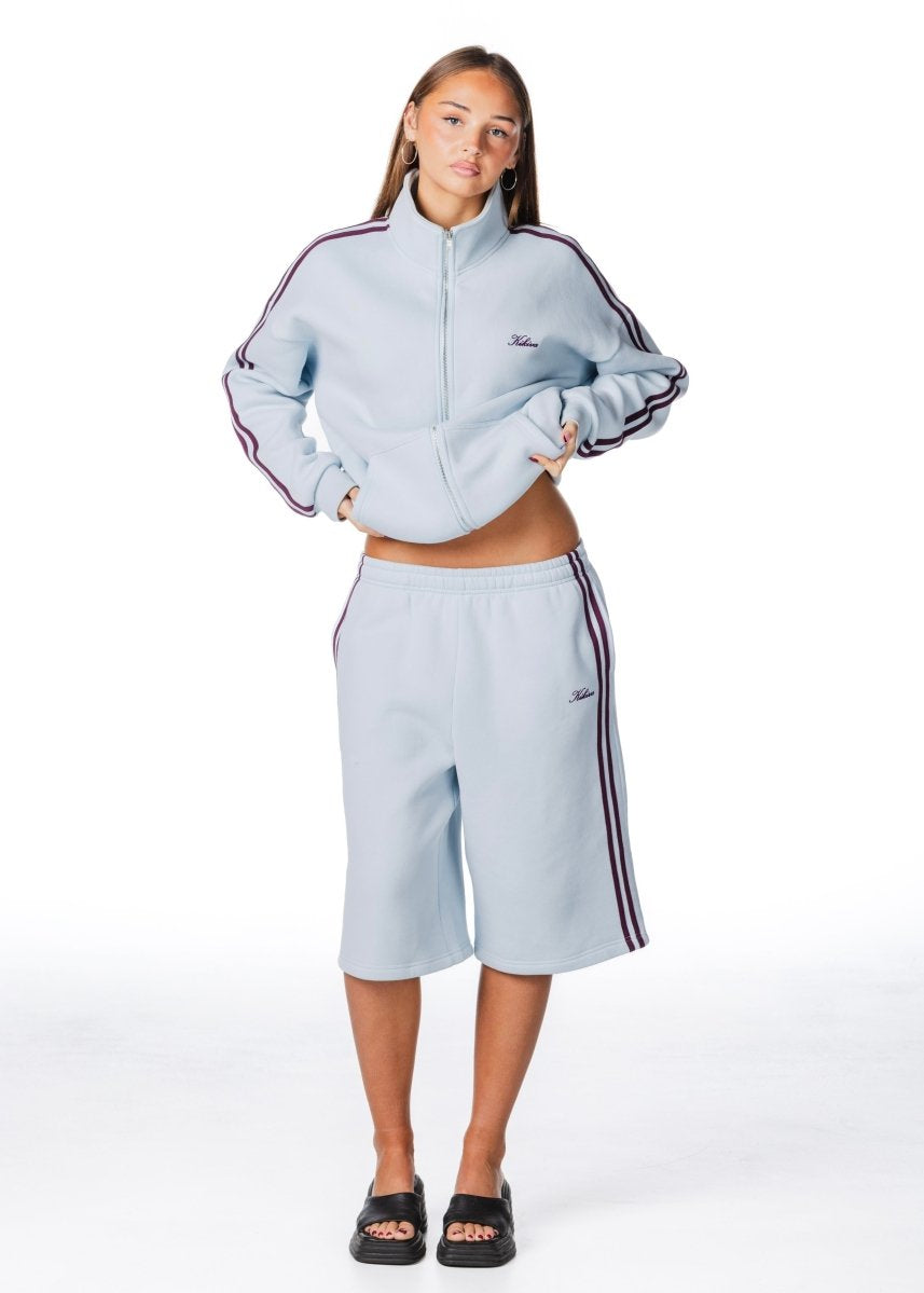 'LIMITED EDITION' Racer Zip Jacket - Blue - Kikiva Collection