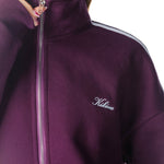 'LIMITED EDITION' Racer Zip Jacket - Burgundy - Kikiva Collection