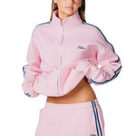 'LIMITED EDITION' Racer Zip Jacket - Pink - Kikiva Collection